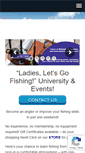 Mobile Screenshot of ladiesletsgofishing.com